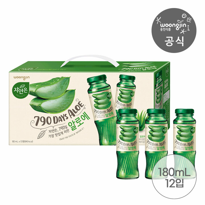 웅진식품 자연은 선물세트 180mL 12병 택1