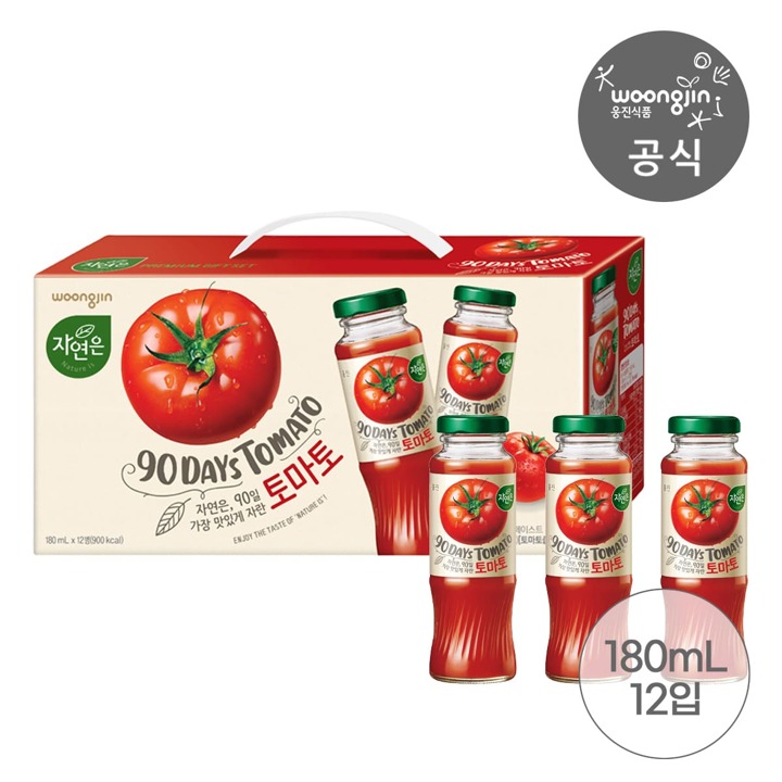 웅진식품 자연은 선물세트 180mL 12병 택1