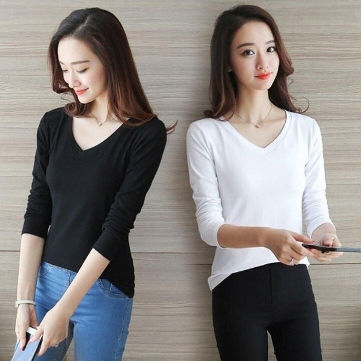 여성 브이넥 티숙 URD145 티숙 S 면티 나시 여성 사이19643840667501