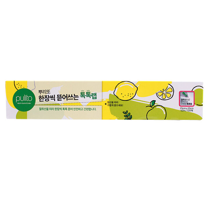 뿌리또 뜯어쓰는 톡톡 랩 25cm x 40m(120매)