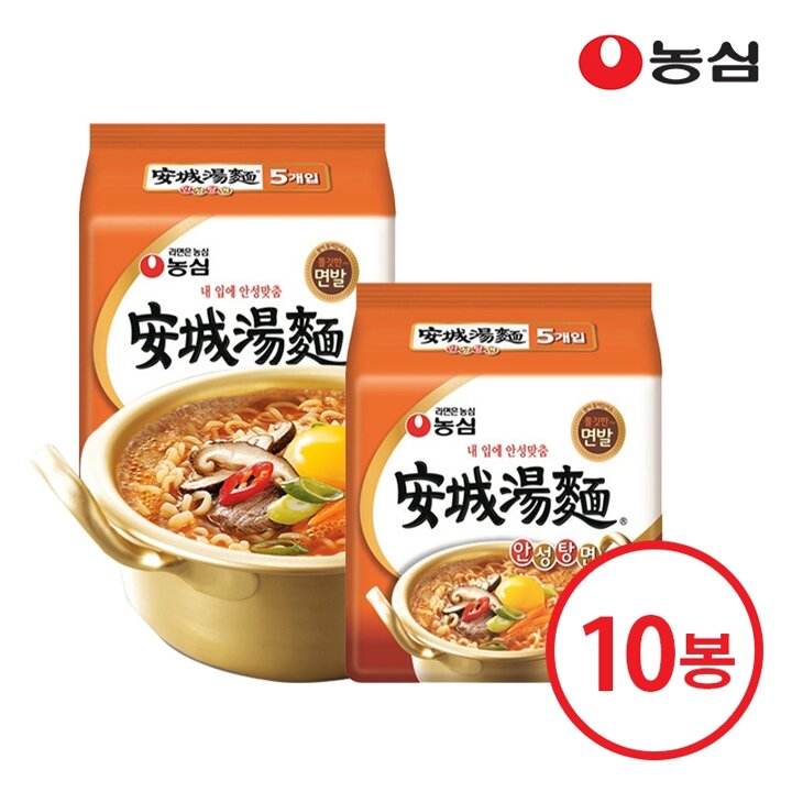 농심 안성탕면 10개