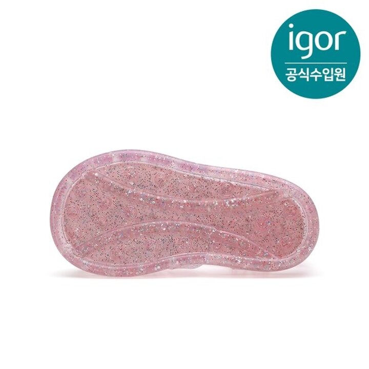 (신세계센텀점)[IGOR] 이고르 토비 글로스 플라워 젤리슈즈 핑크 키즈샌들 여름샌들 유아샌들 아동샌들