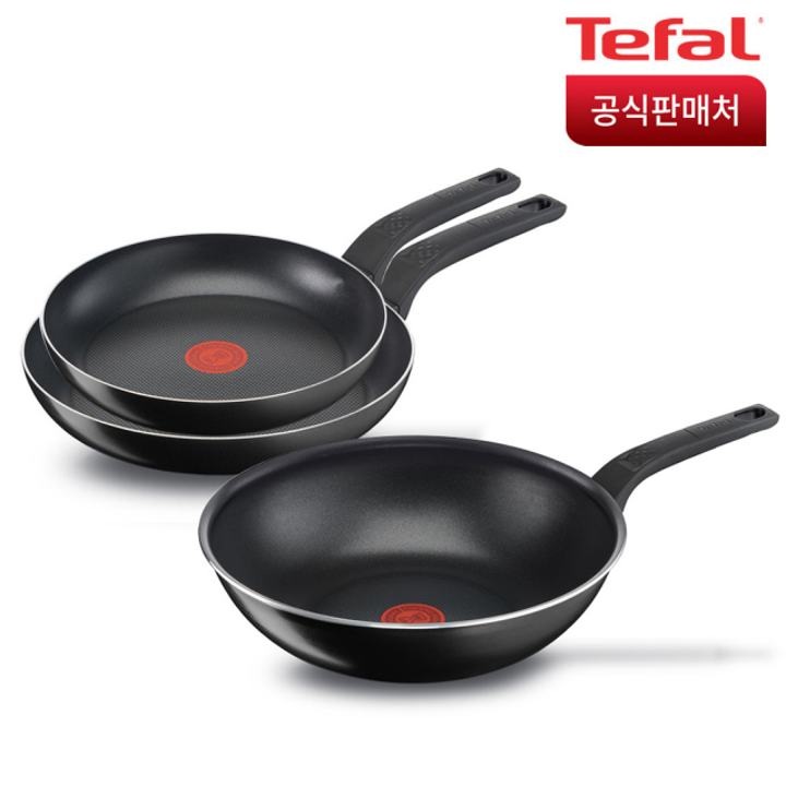 테팔 심플리클린 3종(팬24+28+웍28)