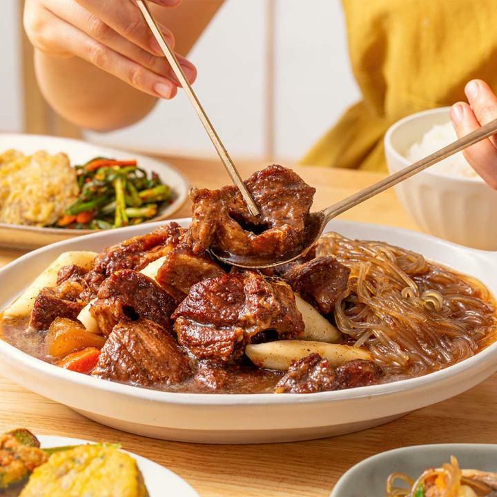 원팩쿠캣 점보 순살 소갈비찜 1kg