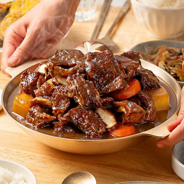 원팩쿠캣 점보 순살 소갈비찜 1kg