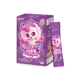 [대상웰라이프] 락피도 캐치티니핑 시즌6 영양가득 비타젤리 (15gx18포) 18일분