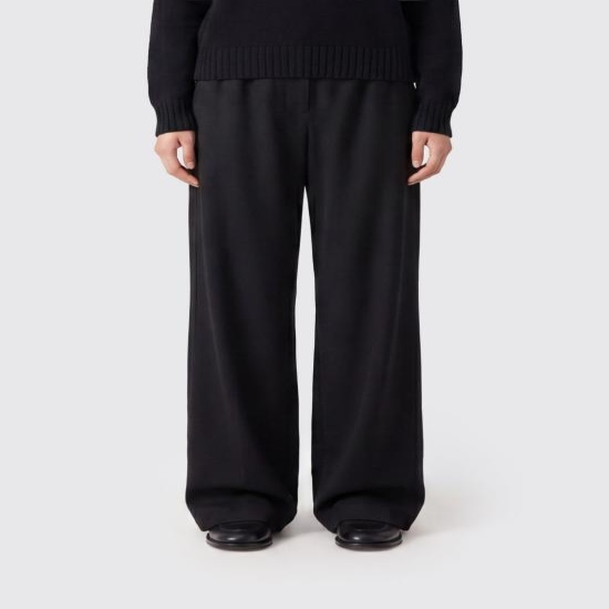 [해외배송] 26SS 더로우 Delano 코튼 팬츠 10772W2517 BLK Black