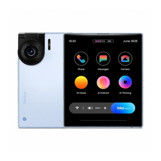 (주)셀러허브 iKKO 잇코 마인드원 K Pro 256GB 자급제 아이스블루 AI폰 180도 플립카메라