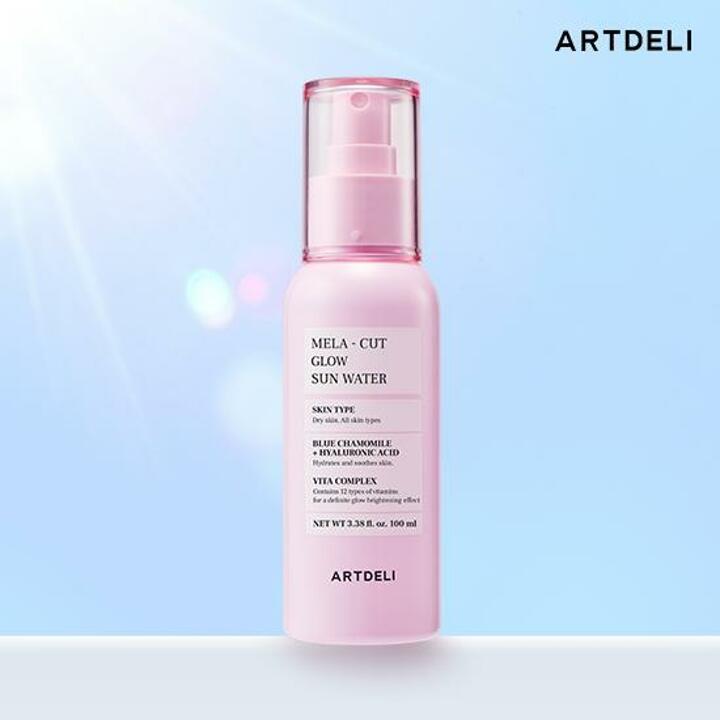 (단품) 아트델리 멜라 컷 글로우 선 워터 (SPF 50+, PA+++) 100ml