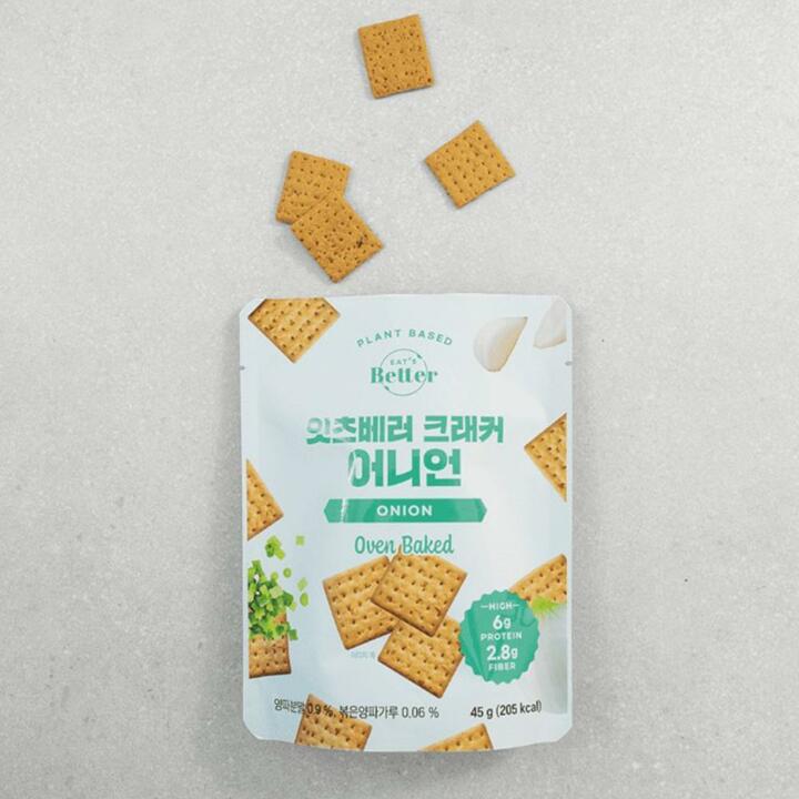 잇츠베러 비건 어니언 크래커 45g 4개