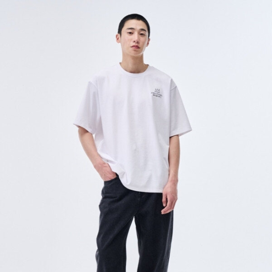 바스키아 레터링 반팔티 FOB TS285MAJK