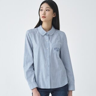 [지센] (2컬러) 둥근카라 포켓 셔츠 LCWSO223