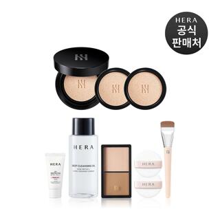 [내일도착/단독]헤라 블랙쿠션 파운데이션 디럭스(본품+리필2/증정3종+툴키트) 