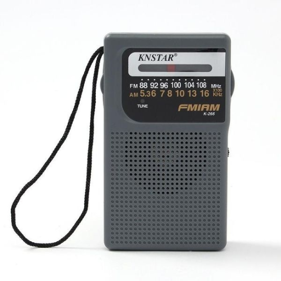 A4027_PG219516 [하프클럽/셀러허브 가전]시그널 AMFM 휴대 라디오 그레이  미니 란 효도 소형