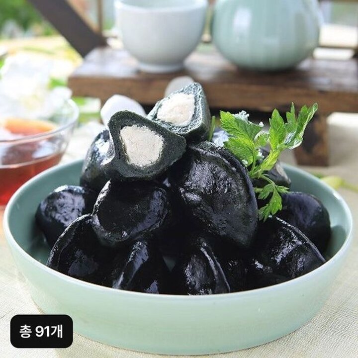 거문도 해풍 쑥 찐 송편 500gX7봉(총 91개)[35487479]