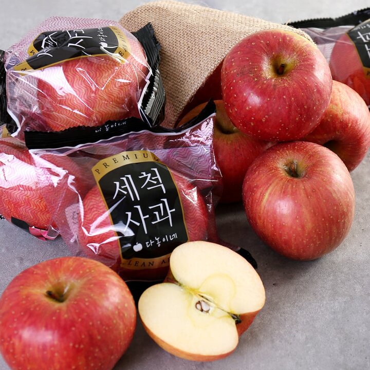 경북 껍질채먹는 보조개 세척사과 3kg 14과내 x 2박스