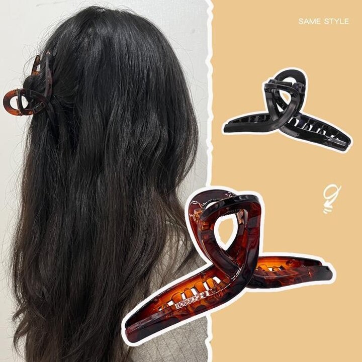 플라스틱왕머리집게올림머리대왕헤어핀AP001