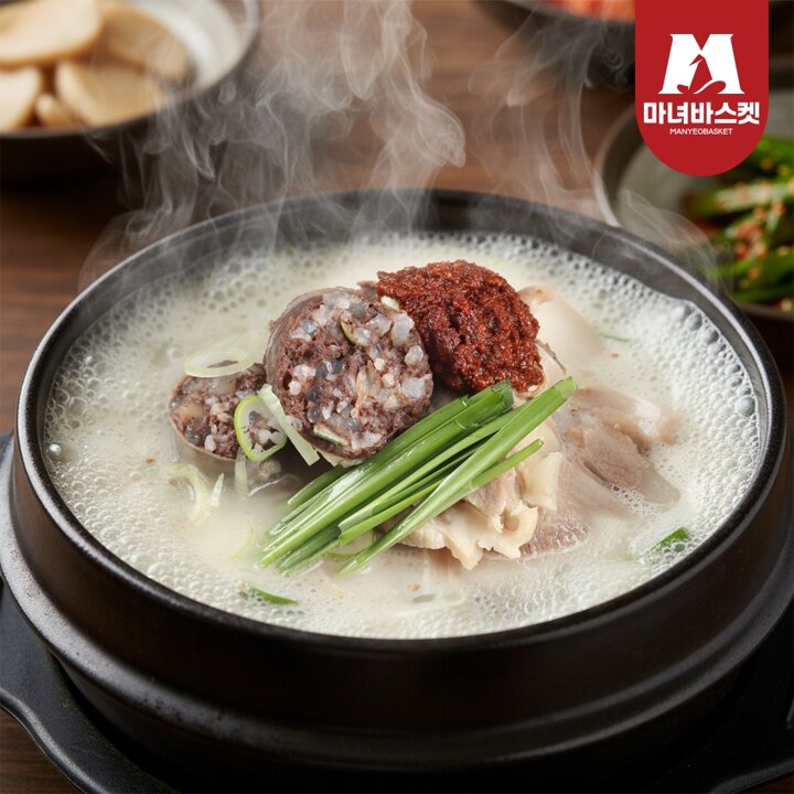 [마녀바스켓] 좋은 재료듬뿍 5분 순대국밥 1인분 x4팩