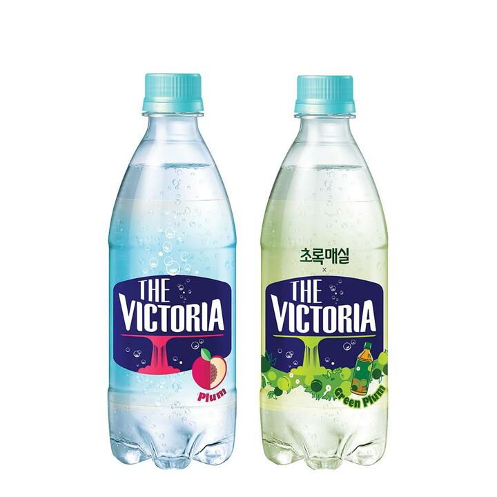 (G) 웅진식품 더 빅토리아 탄산음료 500ml 자두10입+초록매실10입 교차구성