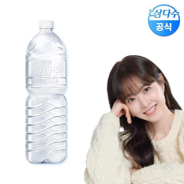 제주 삼다수 그린(무라벨) 2L 6병 생수 (유/무라벨 랜덤 발송)