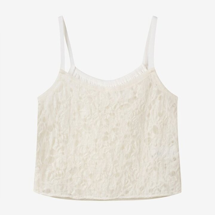 (신세계의정부점)울 블렌드 슬리브리스 탑 D254MSC037