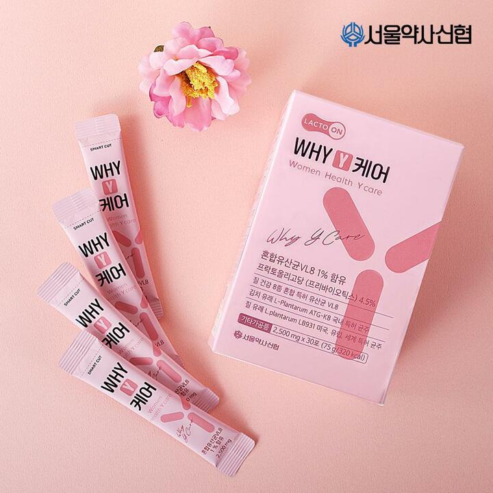 [G]락토온 WHY y케어 질 유래 특허 유산균 2.5g 30포