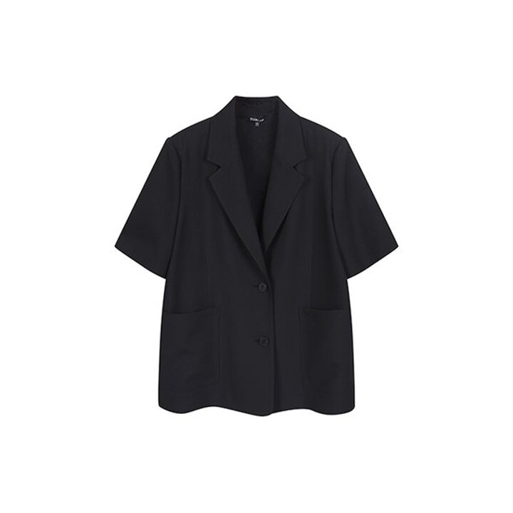 (신세계의정부점)(SET-아우터) 뒤트임 오버핏 반소매자켓 AR2EJ460 (4color)