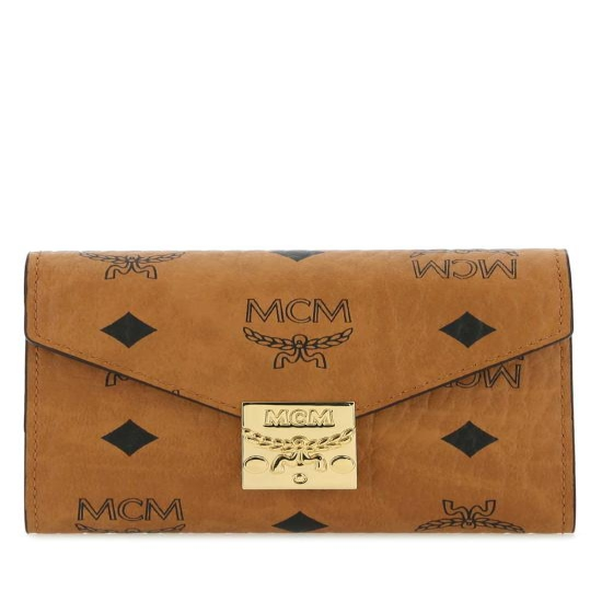 [해외배송] 25FW 엠시엠 반지갑 MYSDSXT03 CO COGNAC