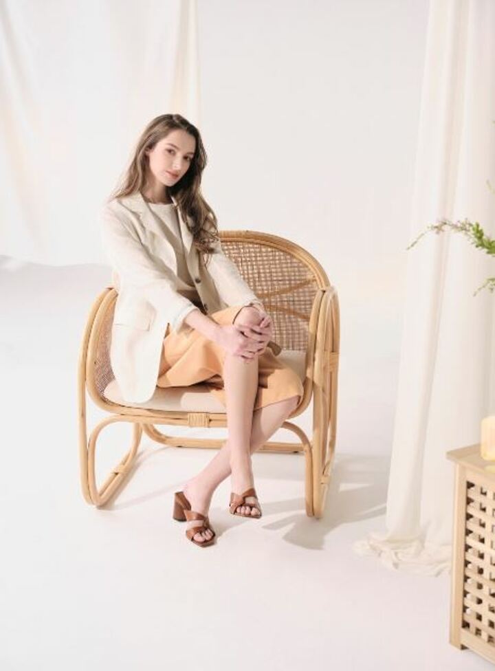 마르조 프렌치 린넨 재킷 + 블라우스 2종 