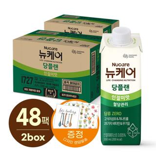 [대상웰라이프]당플랜 인절미맛 200ml (24팩) 2박스
