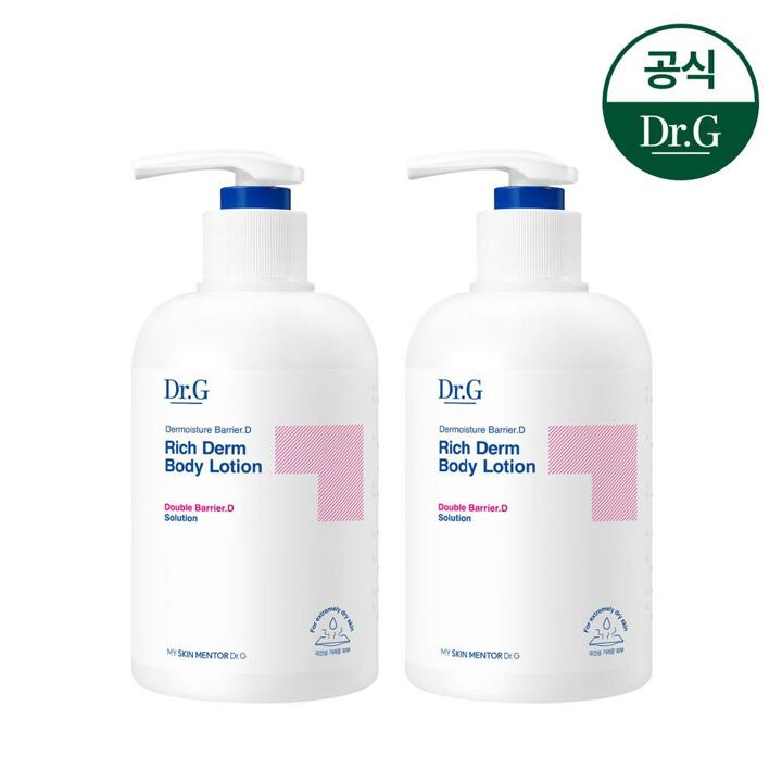 닥터지 더모이스처 배리어D 리치덤 바디로션 400mL 1+1