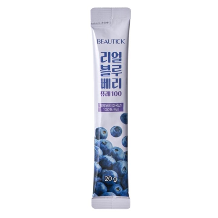 (신세계강남점)[BEAUTICK] 리얼 블루베리 퓨레 100 (20g x 14포)