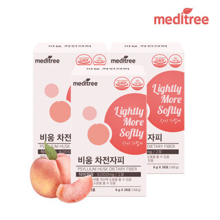 메디트리 비움 차전자피 복숭아맛 3박스
