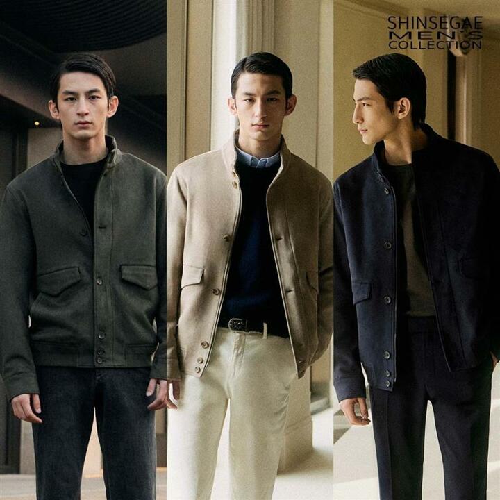 26SS 신세계맨즈컬렉션 FAUX 스웨이드 해링턴 재킷