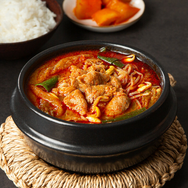 원팩쿠캣 얼큰 소고기해장국 500g x 5팩