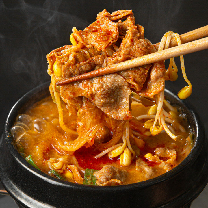 원팩쿠캣 얼큰 소고기해장국 500g x 5팩