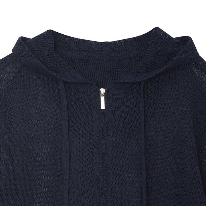 (신세계센텀점)린넨 블렌디드 스카시 후드 가디건 (UFKKCA257N-NAVY)