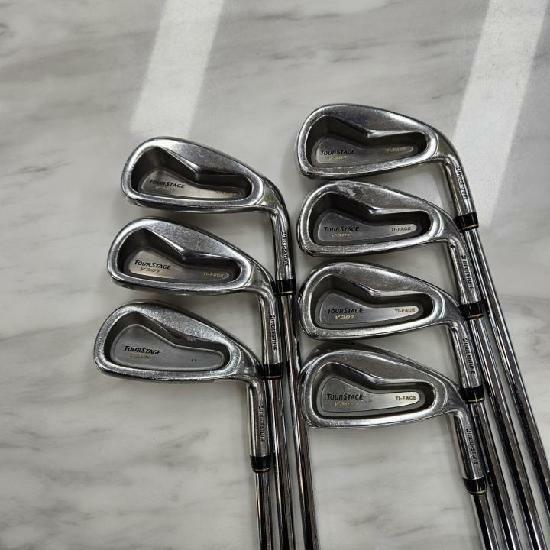 [중고]투어스테이지 석교정품 V301 경량스틸950GH R 중고7아이언.4-PW.