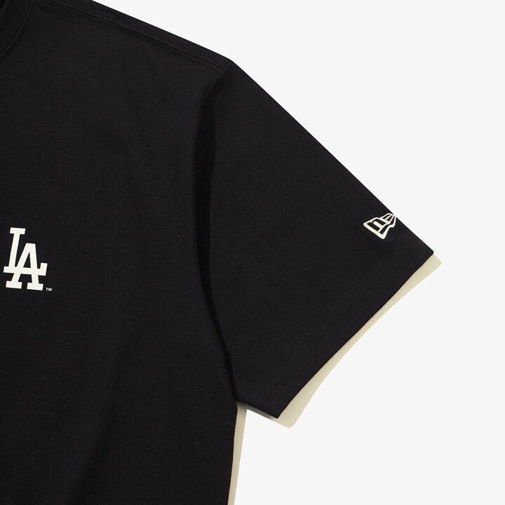 (광주신세계)MLB LA 다저스 팀 플래그 티셔츠 블랙 15147514