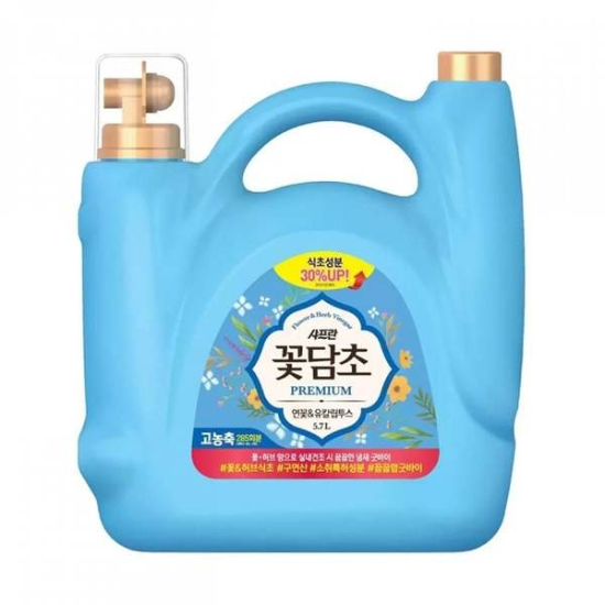 대용량 연꽃유칼립투스 섬유유연제 꽃담초 연꽃 섬유 세탁
