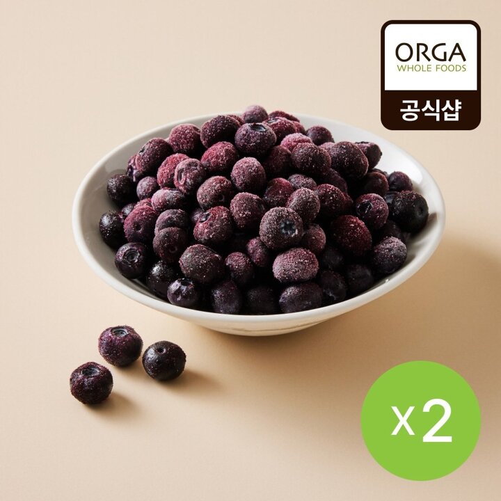 올가 냉동 유기농 블루베리 (500gx2개)