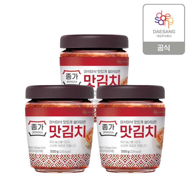 (m)[종가] 맛김치500g(PET) * 3ea 