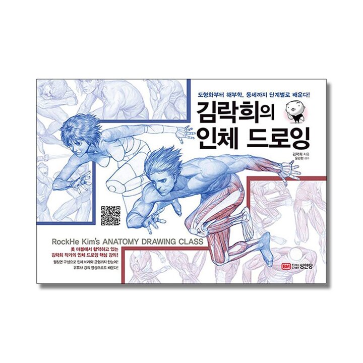 김락희의 인체 드로잉 - 해부학 입문서 책