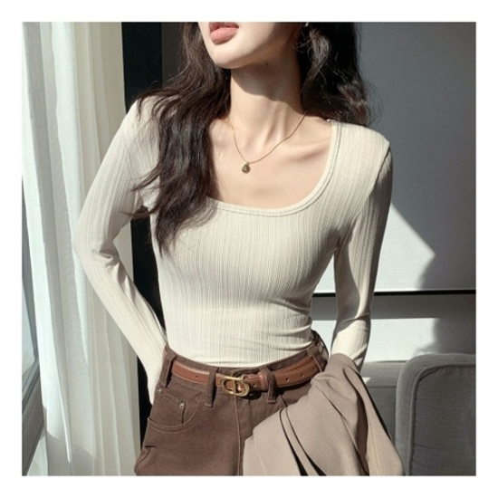 U넥 시크 긴팔티셔츠 UC-013219629776667501