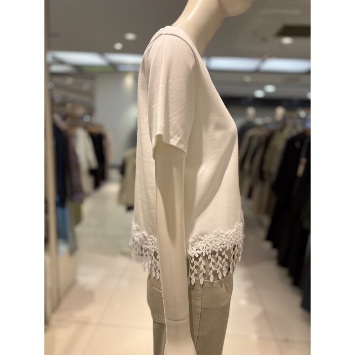 (신세계마산점)라운드  레터링 밑단 수술티셔츠/SL2TSL02