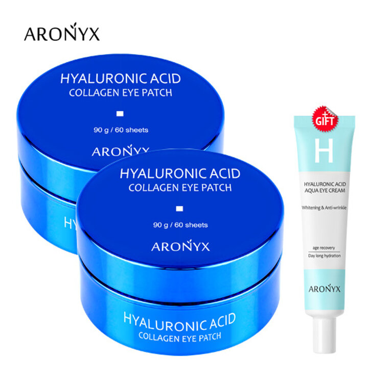 아로닉스 히알루론산 콜라겐 아이패치 90gx2+히알루론산 아이크림 40ml