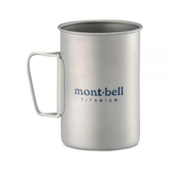 몽벨 캠핑 백패킹 휴대용 경량 컵 차박 티타늄 실버 600ml