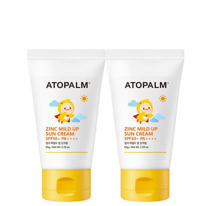 아토팜 징크 마일드 업 선크림 65gx2개 (SPF50+, PA++++)
