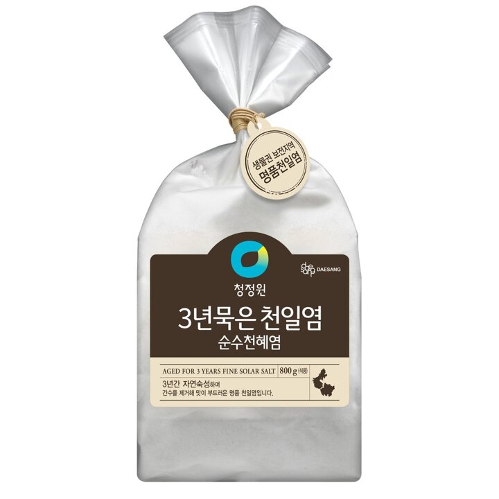 (신세계의정부점)청정원 신안섬보배 3년묵은천일염 800g(순수천혜염)