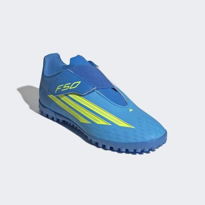 (신세계김해점)[adidas kids] (170 245)F50 클럽 벨크로 TF 축구화 키즈 (JS1486)